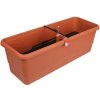 PLASTKON Samozavlažovací truhlík GARDENIE SMART 60x22,5x19,5 cm terakota