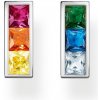 THOMAS SABO náušnice Colourful stones silver H2250-477-7