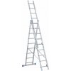 VENBOS PROFI Trojdielny rebrík 3x9, hliníkový VENBOS VEN.3809