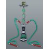 Vodná fajka HOOKAH 53cm/2 zelená