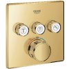 Grohe Grohtherm SmartControl - Termostatická batéria pod omietku, 3 ventily, Cool Sunrise 29126GL0