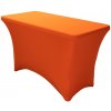 TENTino Elastický poťah EXTREME na skladací stôl 120-122x60 cm VIAC FARIEB Farba obrusu: ORANŽOVÁ / ORANGE