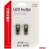 AMIO LED žiarovky CANBUS T10e W5W 3x2055 SMD White 12V/24V