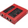 mobilNET Tester pre LAN káble R11+RJ45, červený
