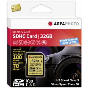AgfaPhoto SDHC 32GB UHS I U3 10605
