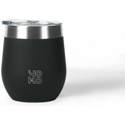 Yoko Design nerezový hrnek na kávu Noir 250 ml