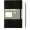 LEUCHTTURM1917 Softcover paperback (B6+) Black, 123 p., čistý - zápisník