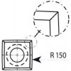 IGM RSS-CB Štvorcová zaoblená žiletka - 11x11x2 HW RSS-CB5