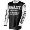 Fly Racing Moto XXX Original čierno-biely