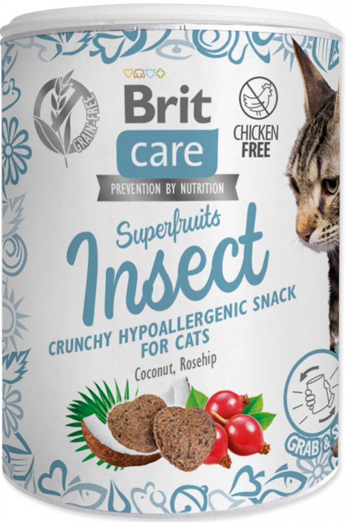 Brit Care Cat Snack Superfruits Insect 100 g