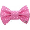 Funky dog Motýlik Ružový s bodkami