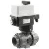 Elektrický dvojcestný guľový ventil 63 mm, 230 V, FIP – solárne systémy