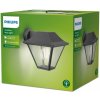 Philips 8719514417571 Nástenné svietidlo Philips ALPENGLOW 1xE27, 60W, IP44, antracitová