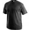 Tričko CXS DANIEL, krátky rukáv, čierne, veľ. 5XL