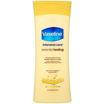 Vaseline Essential Healing telové mlieko hydratačné Intensive Care, With Micro-Droplets Of Vaseline Jelly 400 ml