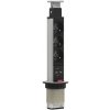 OTIO FRANCE Výsuvná stolová zásuvka OTIO POP-UP 60 3x230V s clonkami + 2xUSB