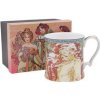 HOME ELEMENTS Porcelánový hrnček Mucha Zima 360 ml