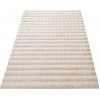 Takoy Koberec s imitácou kožušiny 80x150 3D vzor ecru-HT-00435 | 80 x 150 cm