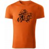 T-ričko BMW R1200 ADV pánske tričko Farba trička: Oranžová, Veľkosť: L