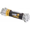 Šnúrky PROMA, STAR LACES 120 CM biela,sivá 120