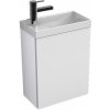 MYBATH MyVento závesná skrinka s keramickým umývadlom 40 cm biela vysoký lesk