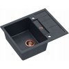 Kuchynský drez - Quadron Morgan 116 Sink Granite Black / Copper (Kuchynský drez - Quadron Morgan 116 Sink Granite Black / Copper)