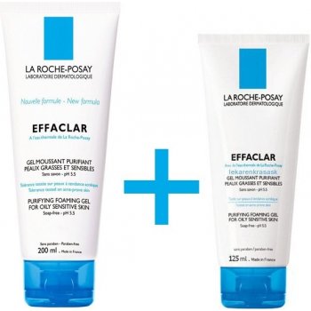 La Roche Posay Effaclar gél 200 ml + 125 ml