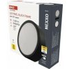 Emos ZM5333 LED NEXXO stropné/nástenné prisadené klasické svietidlo kruh priemer 170 × 42 mm 12,5W 1100lm 3000/3500/4000K čierna