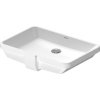 Duravit 2nd floor umývadlo 52.5x35 cm obdĺžnik podpultové umývadlo biela 0316530000