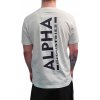 Alpha Industries BACKPRINT T white tričko pánske Farba: biela, Veľkosť: XXL