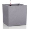 Kvetináč Lechuza Canto Stone Low 40cm all-in-one set rôzne farby betónová šedá