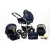Kombinovaný kočík Raf-pol Largo - Navy BLUE STAR (3-kombinácia)