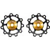 CEMA BEARING Kladky prehadzovačky CEMA SHIMANO/SRAM 9/10/11V (11T) ALU CERAMIC - Čierna