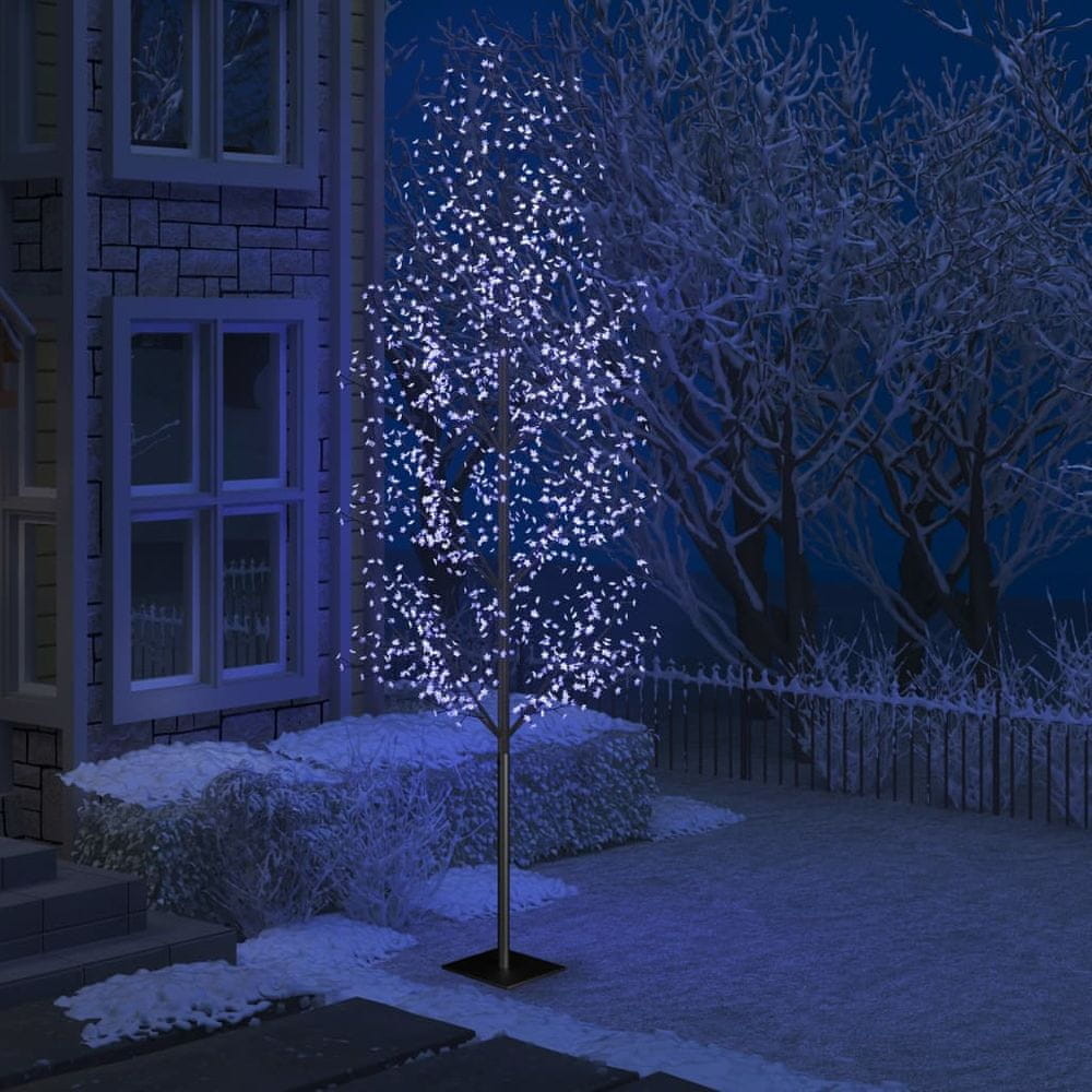 shumee Vianočný stromček 1200 LED modré svetlo kvety čerešne 400 cm od  263,61 € - Heureka.sk