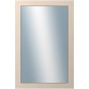 DANTIK - Zrkadlo v rámu, rozmer s rámom 40x60 cm z lišty 4020 biela prederaná (2766)