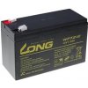 Long olovený akumulátor F2 pre UPS, EZS, EPS, 12V, 7.2Ah, PBLO-12V007,2-F2A, WP7,2-12 F2