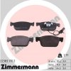 ZIMMERMANN Sada brzdových platničiek kotúčovej brzdy 22383.170.2