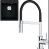 Set RS Franke Maris MRG 610-39 FTL + Franke FC 6085 Lina (onyx + chróm/čierna)