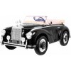 Joko Elektrické autíčko Mercedes 300s Retro lakované penové kolesá odpružené FM rádio čierná