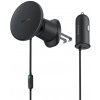 Magnetický držiak telefónu do auta Baseus CW01 do ventilačnej mriežky s nabíjačkou do auta USB-C, 15W + 25W (čierny) C40141000111-00