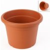 Nohel Garden Kvetník CILINDRI plastový terakota - 14x10cm
