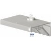 Nástěnná digestoř šikmá 4400x700x450 mm | STALGAST, 9820807440 inox