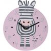 Nástenné hodiny Zebra, pr. 28 cm