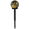 Kobi | LED solárna lampa GLEAM LED/1,2V 3000K IP44 40 mAh dymová/čierna | 004494