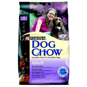 Purina Dog Chow Adult jehněčí & rýže 14 kg