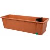 Nohel Garden Truhlík FRAJMAN samozavlažovací plastový terakota - 60x15cm