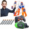 VR 3D okuliare 360 stupňov + Gamepad + Otočná strelnica s terčom a pištoľou