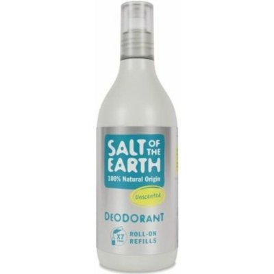 Salt-Of-The-Earth Unscented Deo Roll-on Refills - Náhradná náplň do prírodného guličkového dezodorantu 525 ml