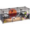 Ferplast Klietka MULTIPLA Hamster LARGE NERA GABBIA s príslušenstvom pre hlodavce 107,5 x 37.5 x 42 cm