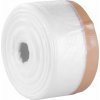 STREND PRO Fólia krycia Strend Pro, 550 mm, L-30 m, PE, maliarska, s látkovou lepiacou páskou, zakrývacia na podlahu